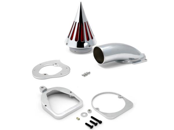 Chrome spike air intake cleaner filter for 1998 & up honda shadow spirit 750