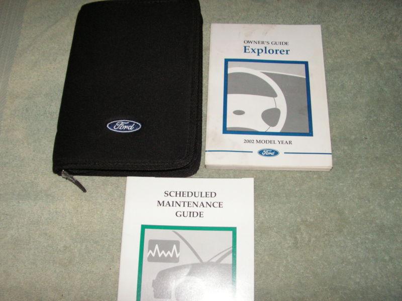 2002 ford explorer owners guide w/extras