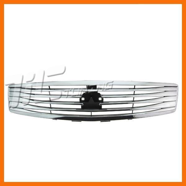 07 08 infiniti g35 sedan 09 g37 4dr front grille in1200116 chrome frame plastic