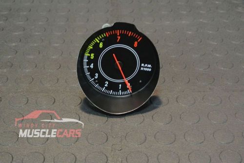 1970-74 challenger / cuda rallye 8,000 rpm tachometer tach gauge 6,500 red line