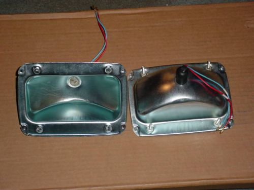 1 pair of tail light housings for 1965-66 ford mustang (with pigtail wires)