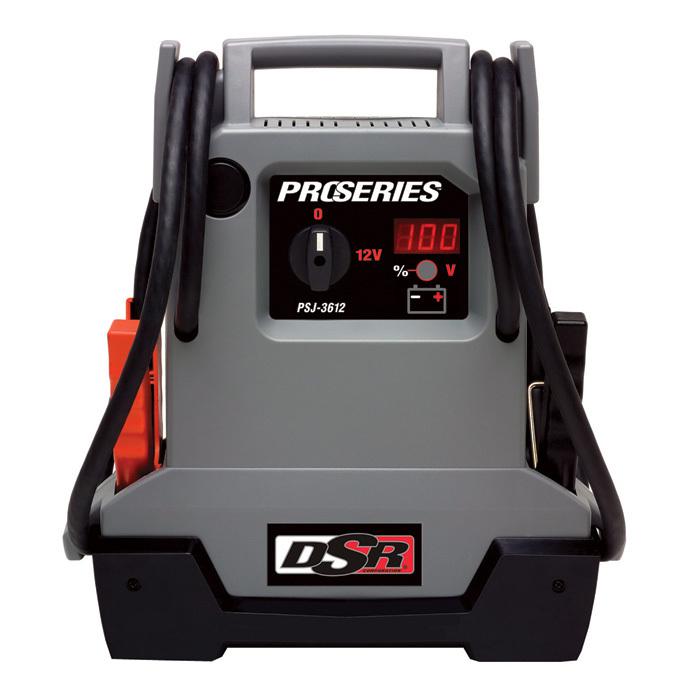 Schumacher dsr pro h-duty jump start-3600 amp for 12v batteries #psj3612