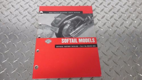 2002 harley davidson softail fxst flst models parts catalog 99455-02a