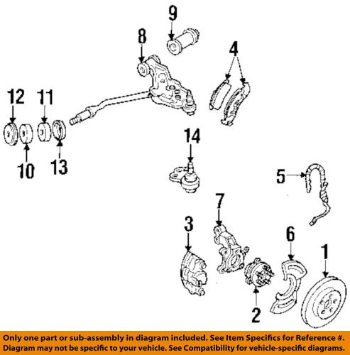 Gm oem brake-front-brake pads 19287113