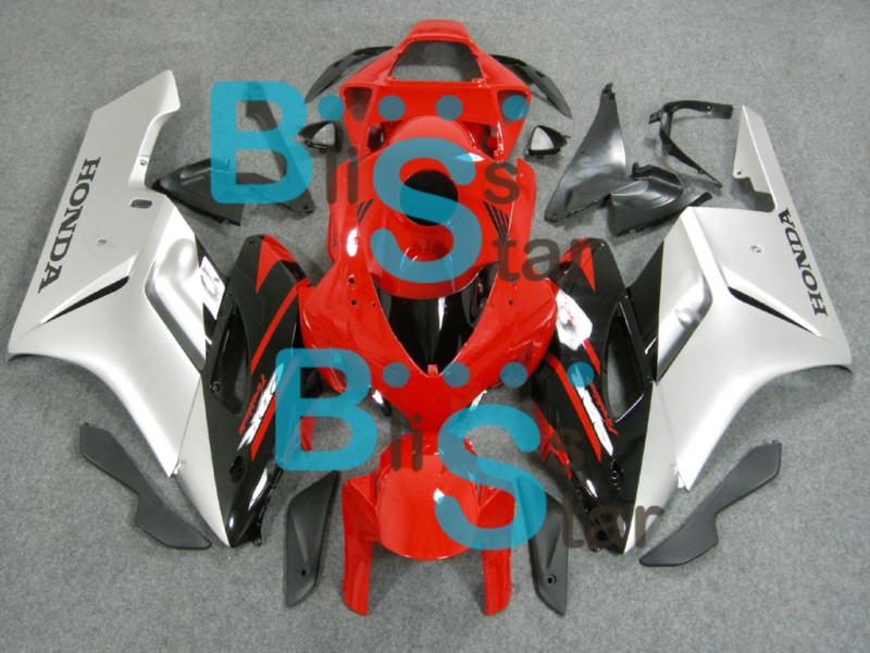 Silver red black fairing fit cbr 1000 rr cbr1000rr 04-05 2004-2005 41f w8