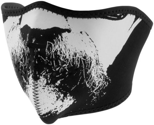 Zan headgear wild west mustache neophrene half face mask facemask new