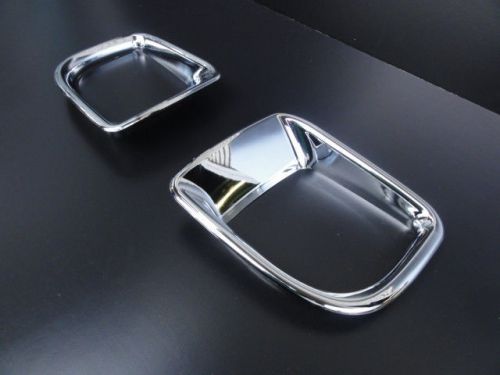 12-14 toyota land cruiser 200 v8 fj200 chrome fog lamp cover molding trim jdm