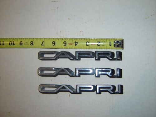 86-91 bayliner capri boat marine lot-3 emblems logo 7 1/2 &#039;&#039;