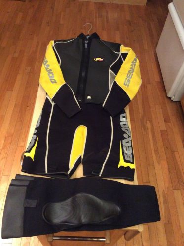 Bombardier sea doo havasu 3 piece wetsuit tank, jacket  - size large p298495310