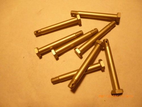 8 pieces titanium bolts, 5/16&#034; x 2-9/16&#034; x 2-1/8&#034; grip, hex, nas 6405-34,