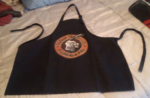 Indian motorcycle black apron with logo - 3 pockets