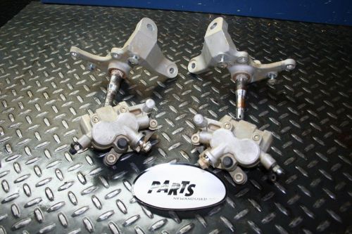 2006 suzuki ltr450 ltr 450 front left and right brake calipers and spindles