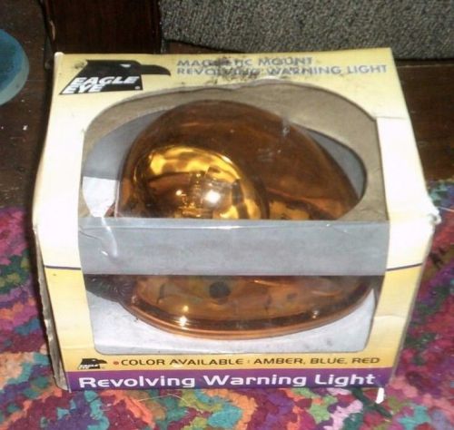 Vintage eagle eye magnetic mount revolving warning light