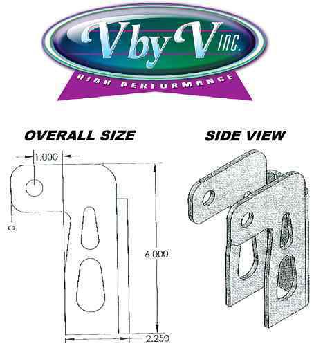 Air ride brackets  v-3793-2  upper shock tower each