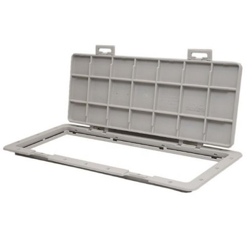 Tempress 43953 gray 13 x 30 inch plastic boat doot utility hatch