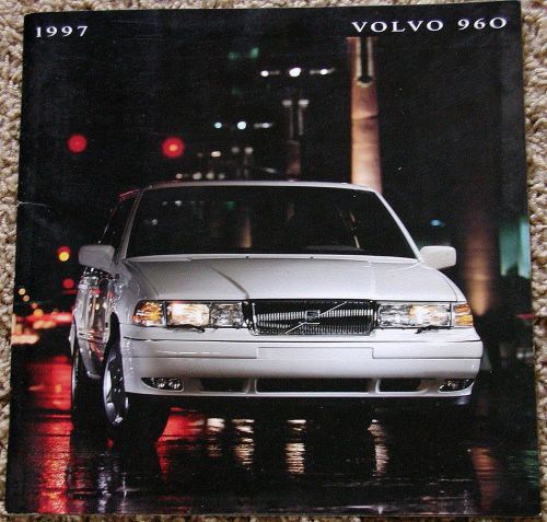 Vtg 1997 volvo 960 sedan sales brochure oversized catalog 35 pgs very good