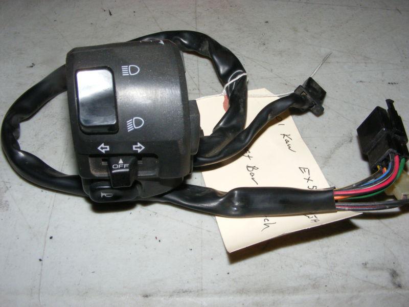 01 kawasaki ex500d ninja hand turn signal switch