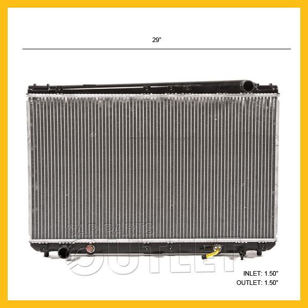 94-96 tyota camry es300 v6 radiator 3.0 1995-1999 avalon auto at w/toc 1994-1996