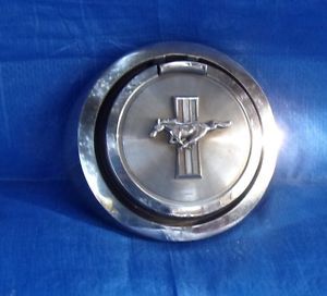 67 68 ford mustang pop open gas cap original nice chrome c7.... pts # works well