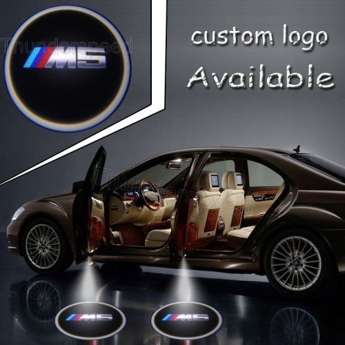 1 kit cree door welcome for bmw m5 badge logo shadow led laser projection lights