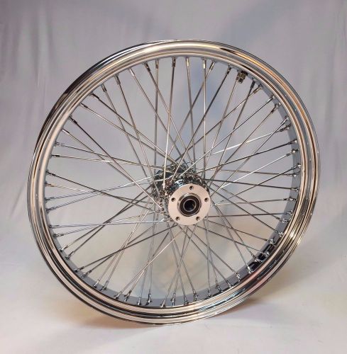 23&#034; 60 spoke chrome front wheel 2008-2016 harley touring flhx flht flhr fltr