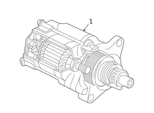 Genuine 1998-2002 honda starter 06312-paa-507rm