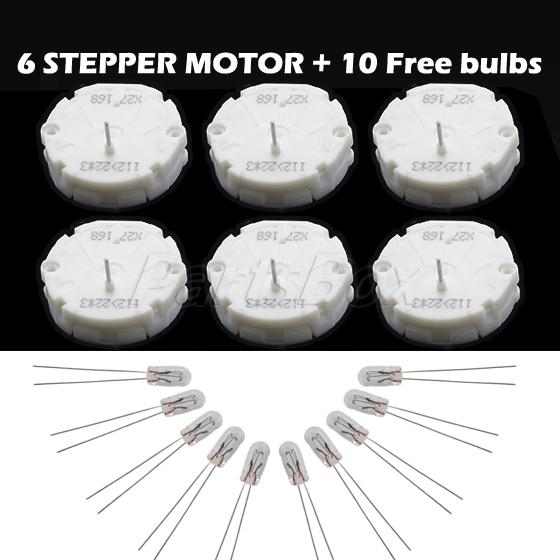 6 stepper motor speedometer gauge repair kit instrument cluster gm gmc +10 bulbs