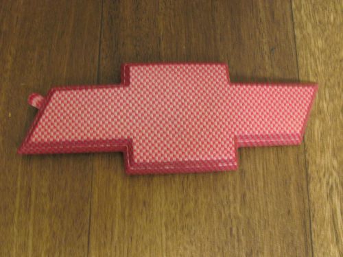 Silverado / tahoe  pink carbon fiber look 7&#034; x 2 1/2 tall