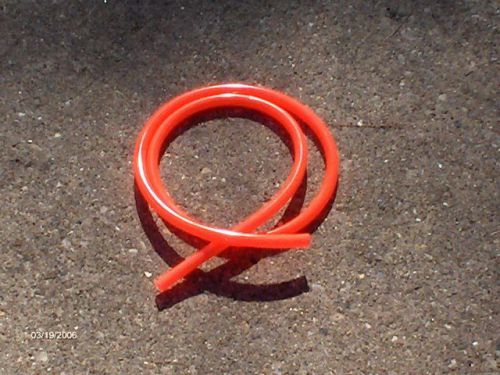 20&#039; 1/8&#034;id primer neon orange fuel line ### oil injection carb hose model pulse
