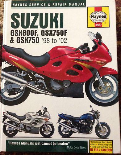 Suzuki motorcycle service manual