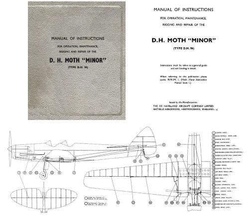 D.h. 94 moth minor manual of instructions on cd