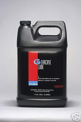 Oem yamaha outboard gearcase lube 1 gallon bottle acc-gearl-ub-gl