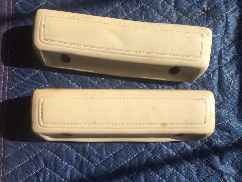 68 69 70 roadrunner charger superbee gtx mopar b body 9 1/2 white arm rest set