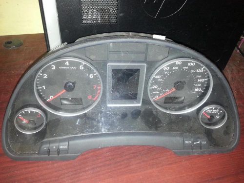Audi audi a4 speedometer (cluster), exc. conv; mph, w/o navigation 07 08
