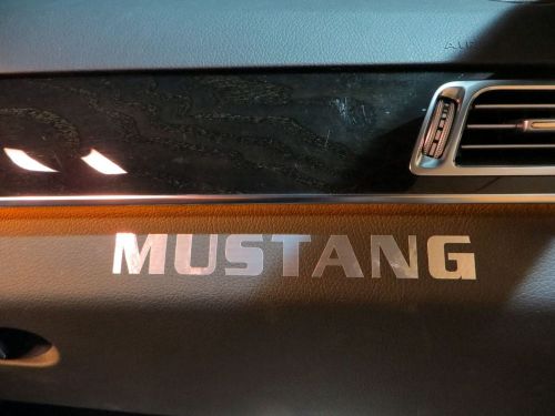 (2pcs) dashboard badge sticker decal mustang