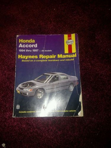 Honda accord haynes manual