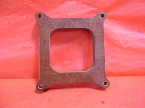 Brzezinski carburetor spacer 1&#034; open 4150 hp carb 4 barrel canton allstar moroso