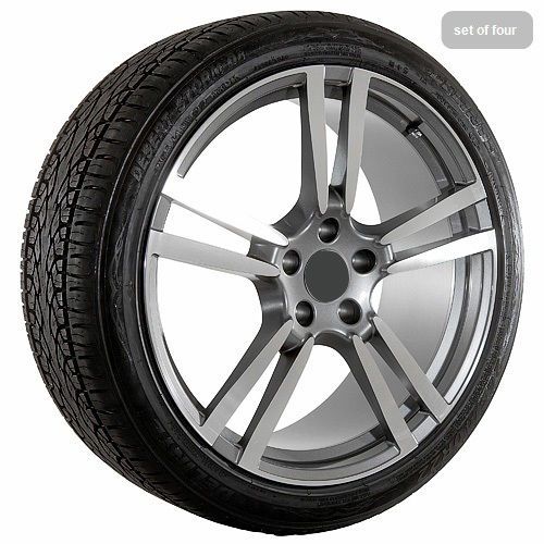 22 inch porsche oem factory style wheels rims &amp; tires package (165)