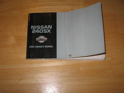 1993 nissan 240sx owners manual