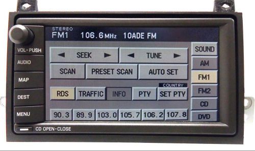 Lincoln town car gps navigation 6 cd player radio 03 04 05 06 3w1t-18c895-ak