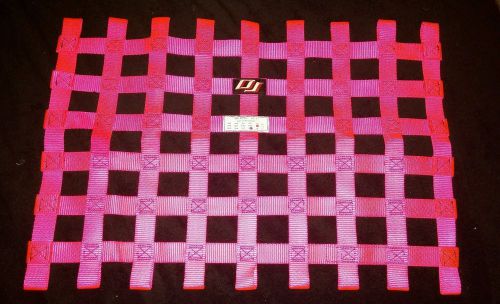 Dj safety sfi window net (hot pink)