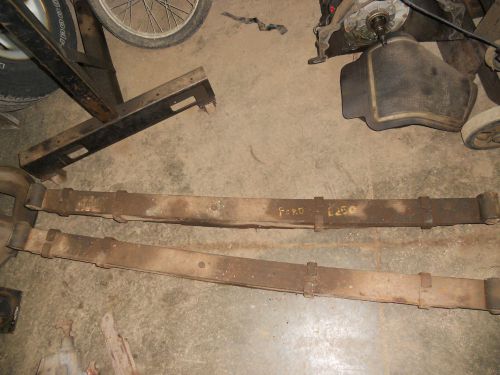 Heavy duty leaf springs. 1988 ford e-250 van