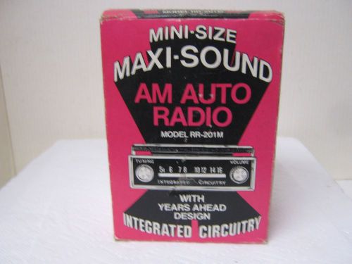 Vintage tenna am radio under dash mini size maxi sound nib rare not fm