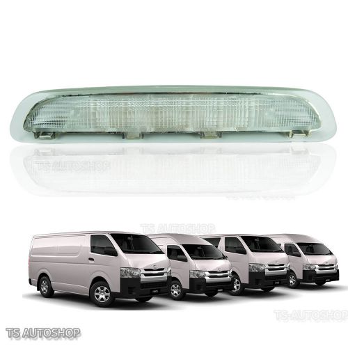 Clear rear third brake light lamp toyota hiace commuter lwb khd222 2005 - 2015