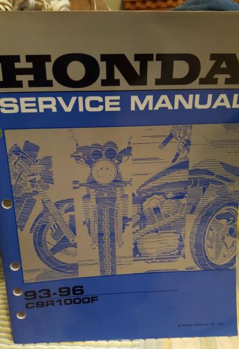 Honda service manual 93-96 cbr 1000f