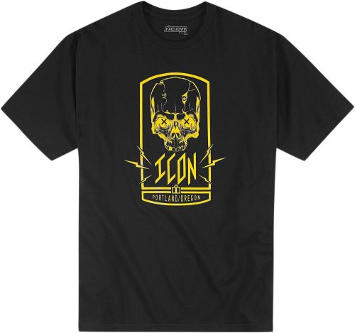 Icon  tee crosseyed blk xl