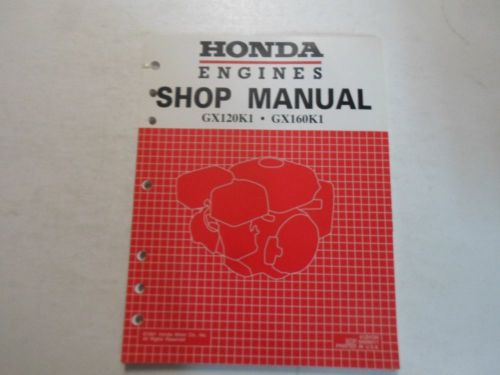 1992 honda engines gx120k1 gx160k1 shop manual loose leaf factory oem book 92