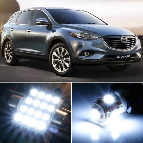 13 x premium white led lights interior package kit for mazda cx-9