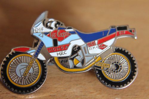 Elf/lee cooper/mitch/ngk- honda off road motor bike pin badge