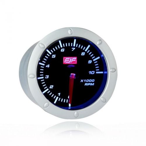 0~10(x1000)rpm car smoke gauges tacho meters white led displayed 2&#034;52mm new dail